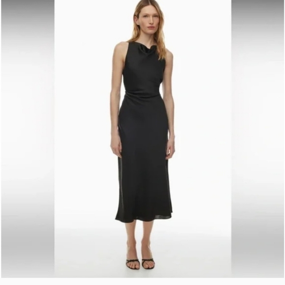 Aritzia Wilfred Portrait Satin Dress Size 2 - Picture 1 of 4